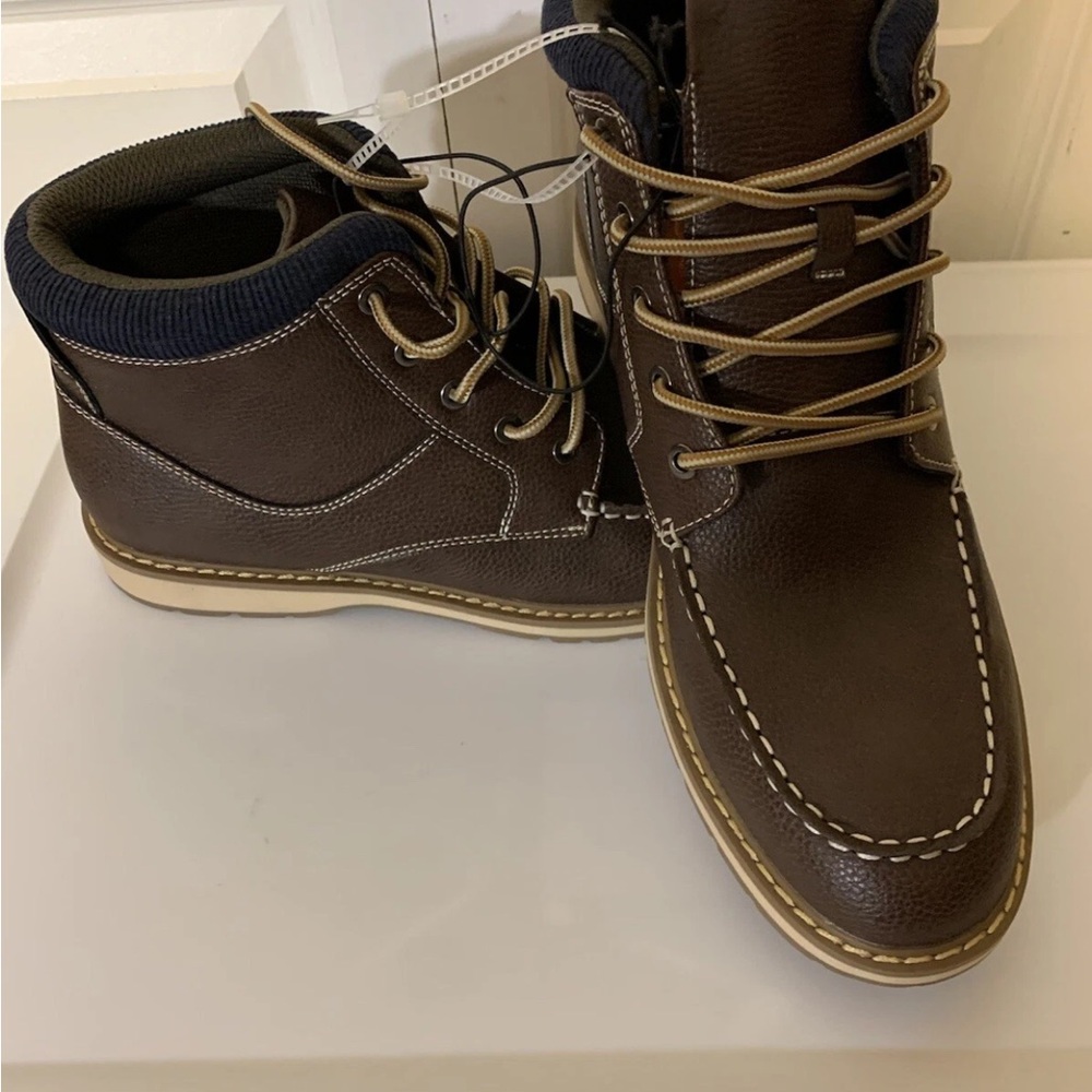 Flex‎ step Men's sz 11M Brown Leather Boots